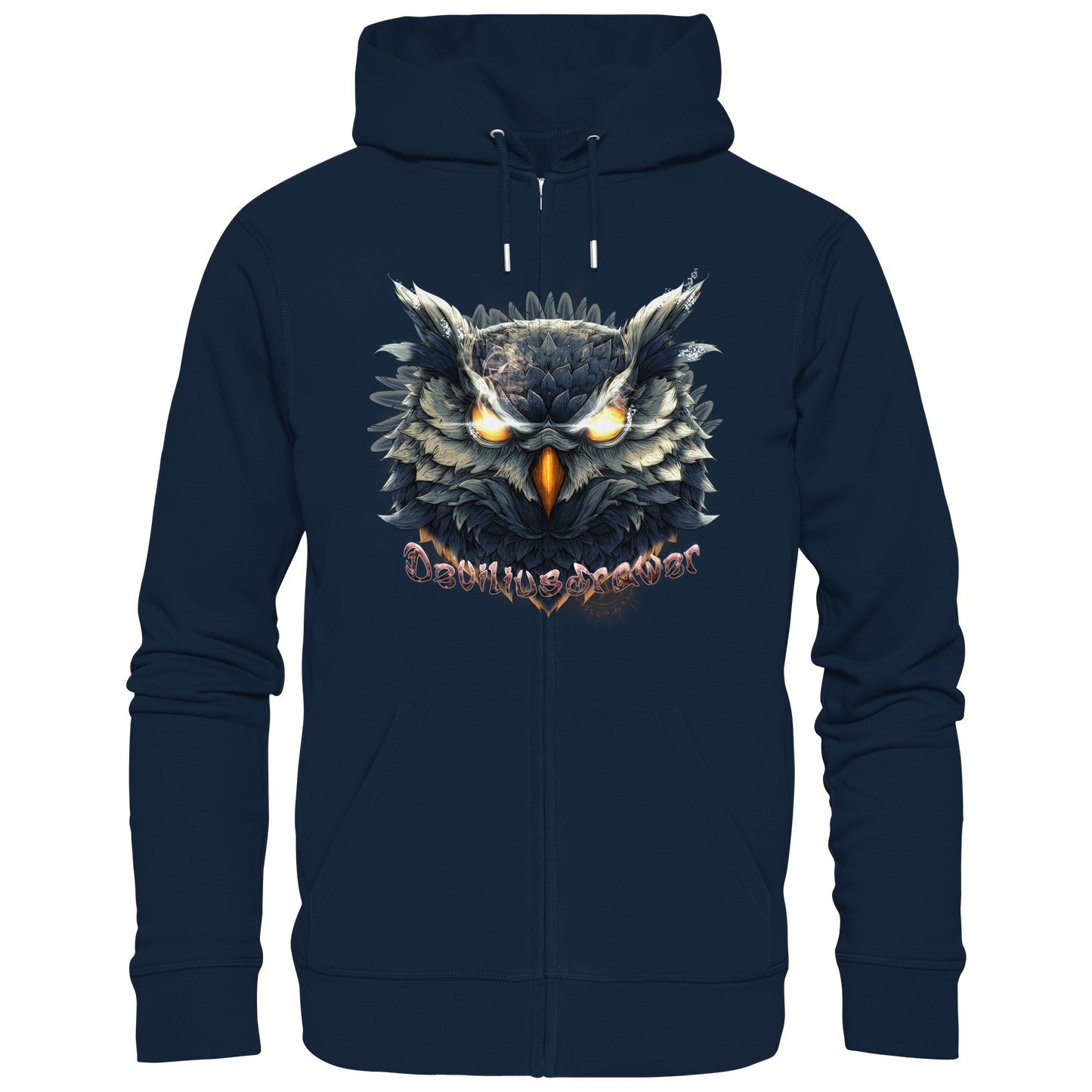Deviliusdrawer Dark Fire Owl - Zipper