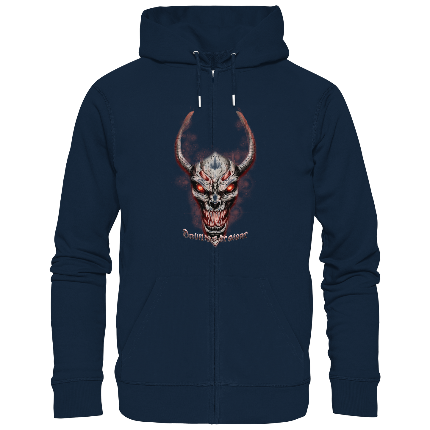 Deviliusdrawer Red Eyed Skeleton - Zipper