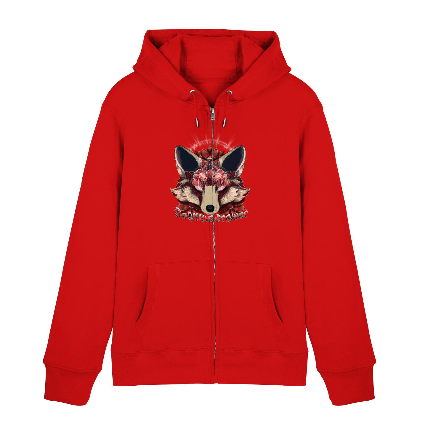 Deviliusdrawer Fire Kitsune - Zipper