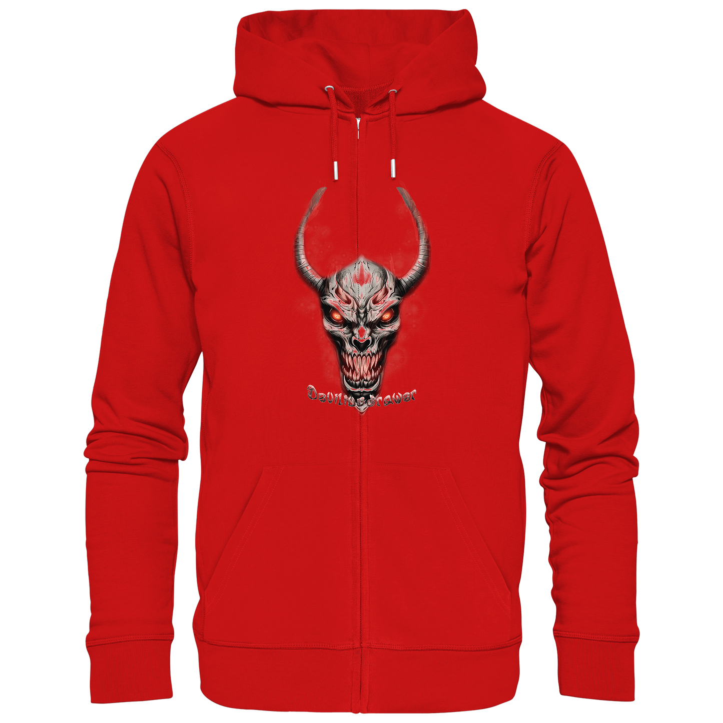 Deviliusdrawer Red Eyed Skeleton - Zipper