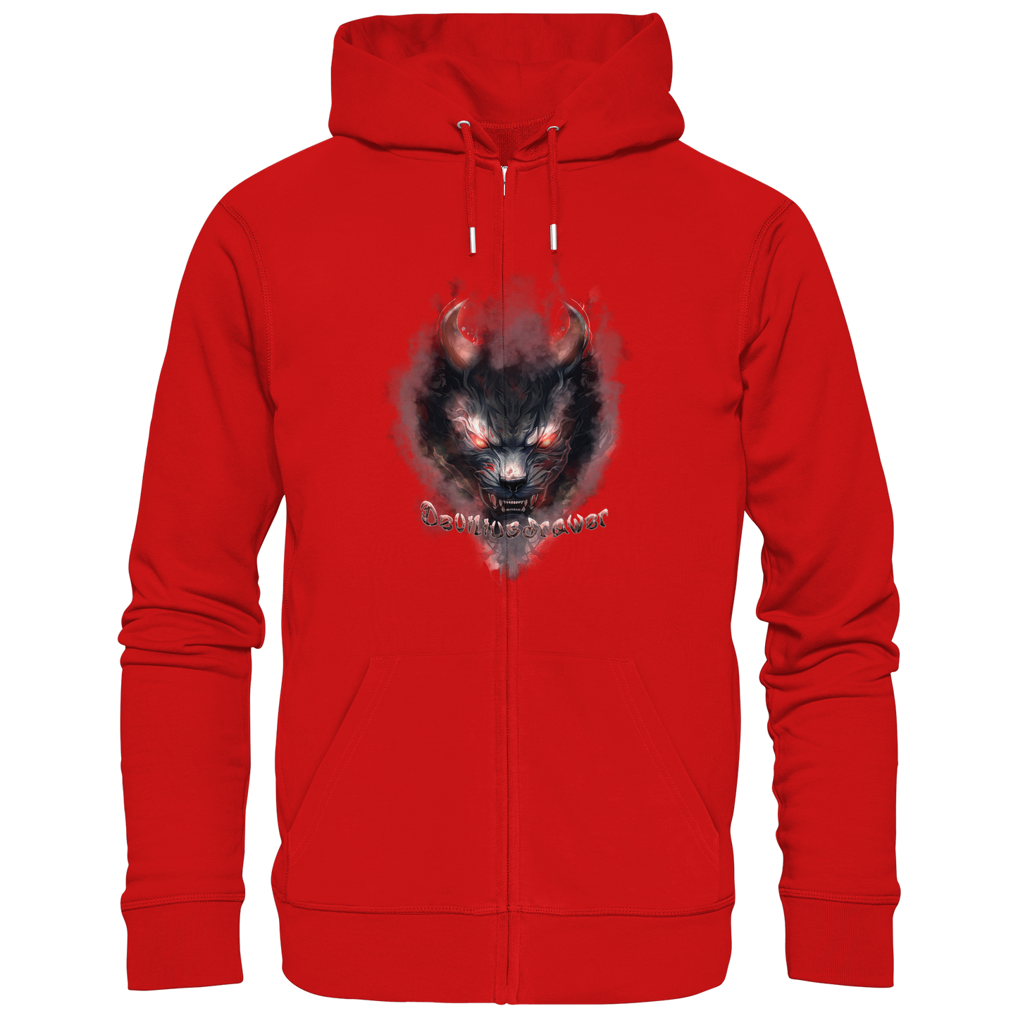 Deviliusdrawer Red Smoked Cat - Zipper