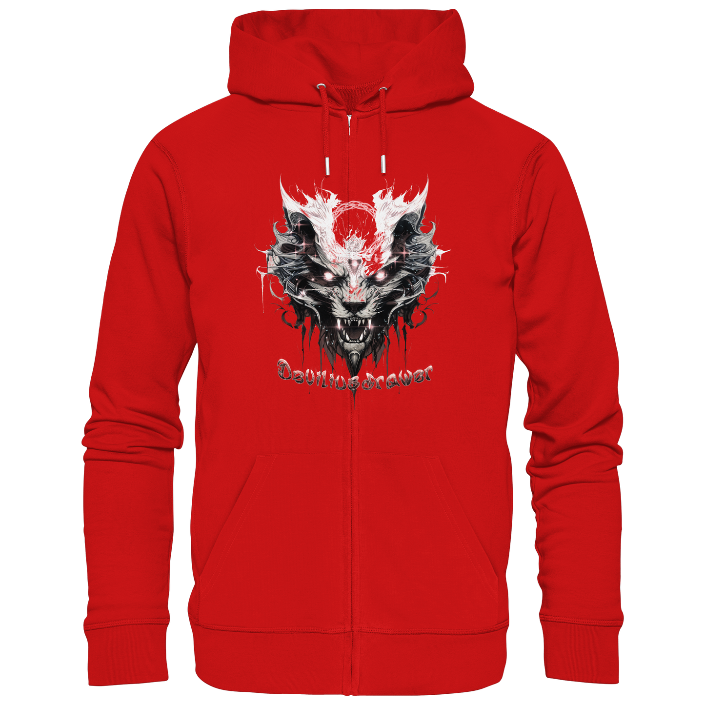 Deviliusdrawer Demonic Glow Cat - Zipper