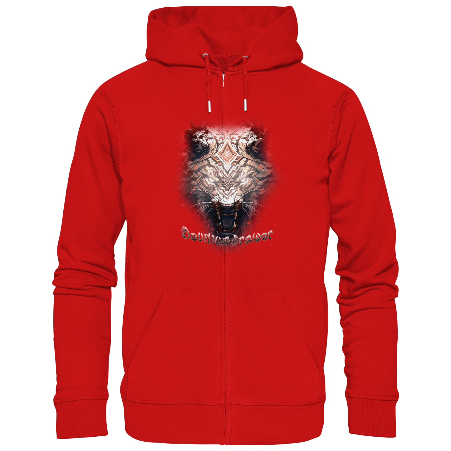 Deviliusdrawer Gold Metal Tiger - Zipper