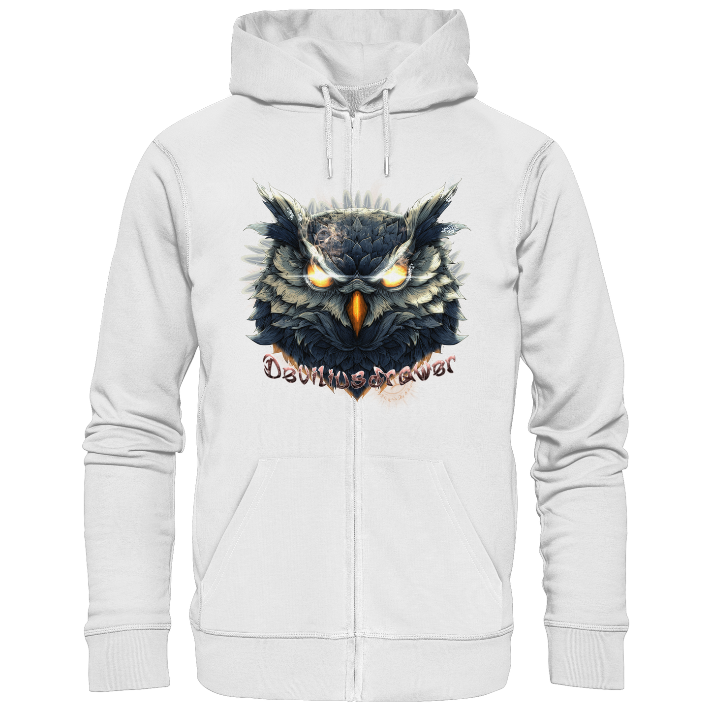 Deviliusdrawer Dark Fire Owl - Zipper