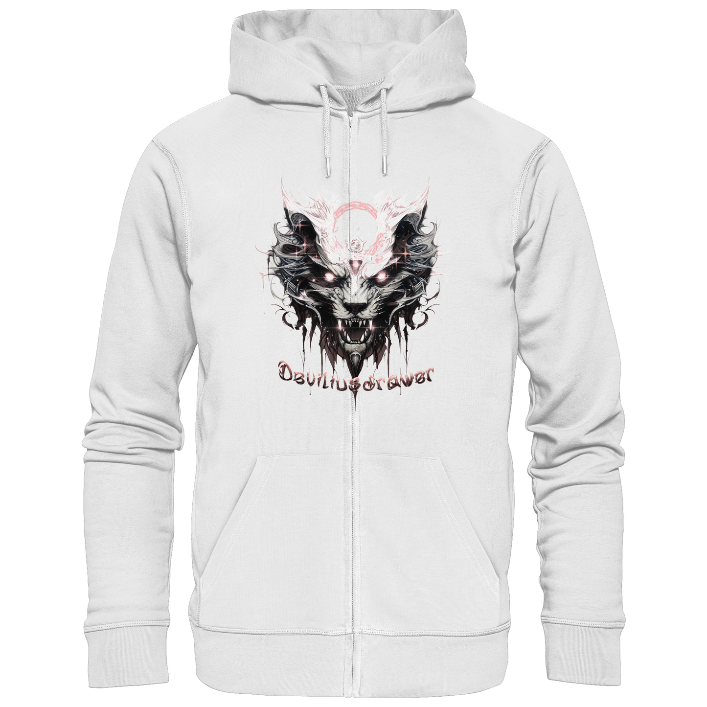 Deviliusdrawer Demonic Glow Cat - Zipper
