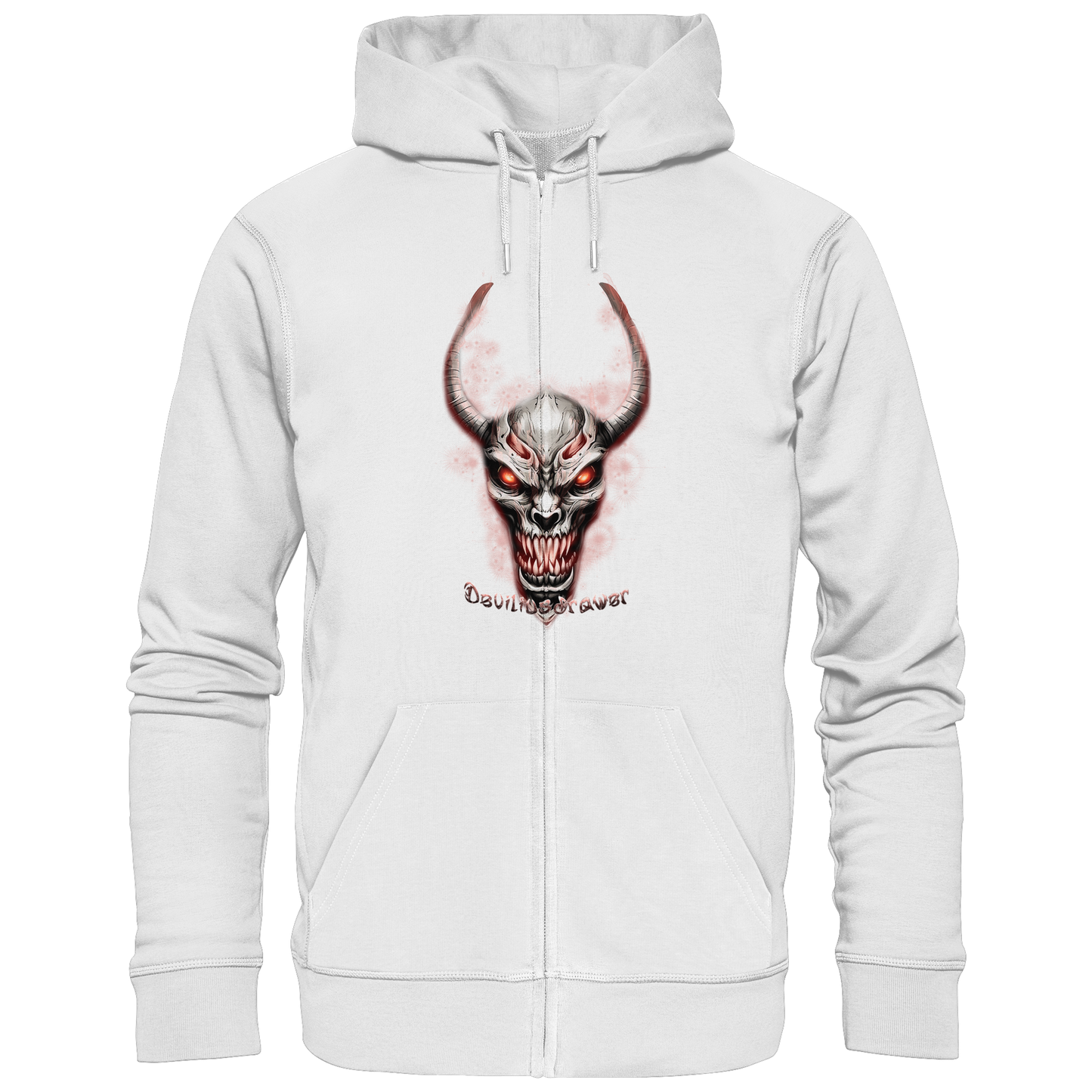 Deviliusdrawer Red Eyed Skeleton - Zipper